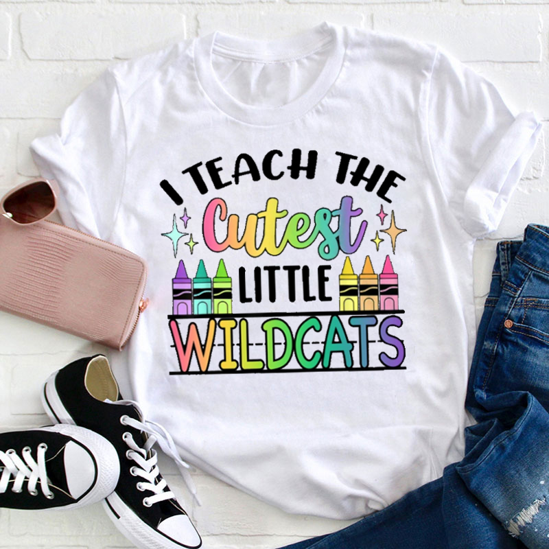 Personalized I Teach The Cutest Little Teacher T-Shirt