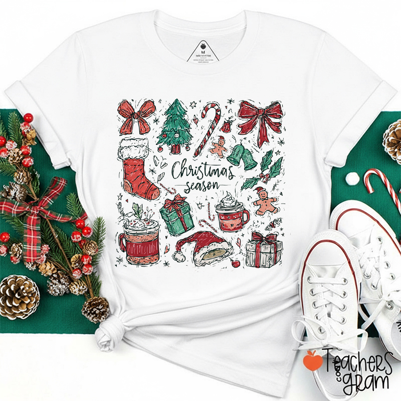 Christmas Season Teacher T-Shirt
