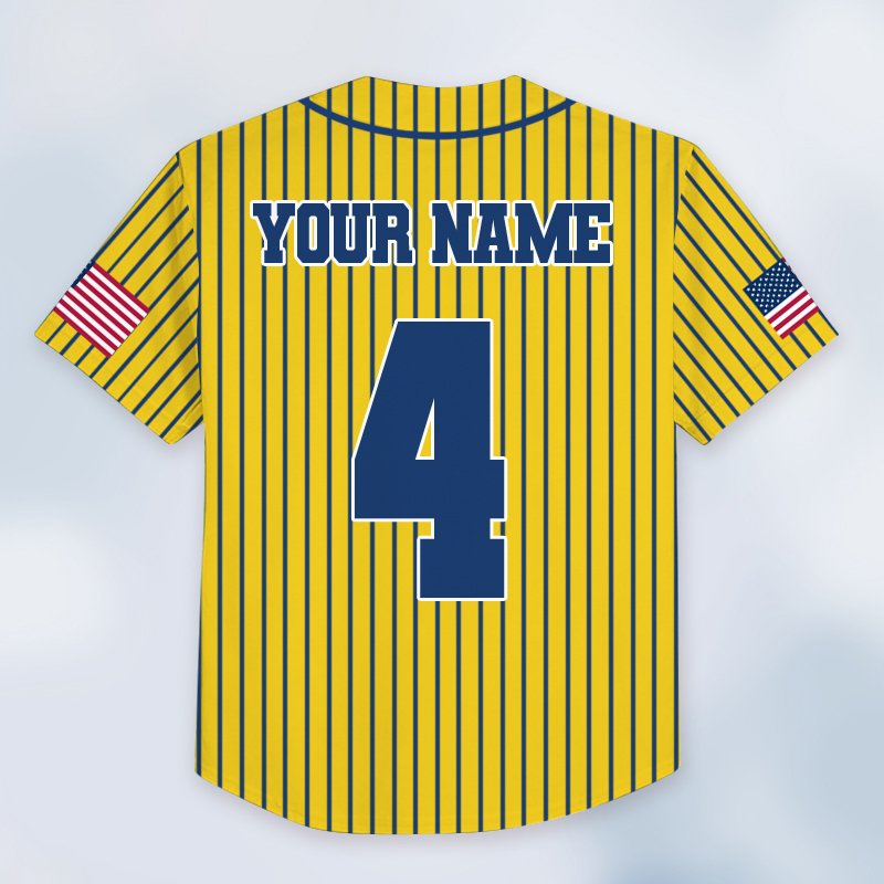 Personalized Name Bananas Hockey Teacher Baseball Jersey
