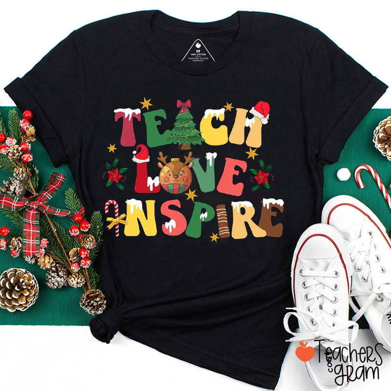 Teach Love Inspire Teacher T-shirt
