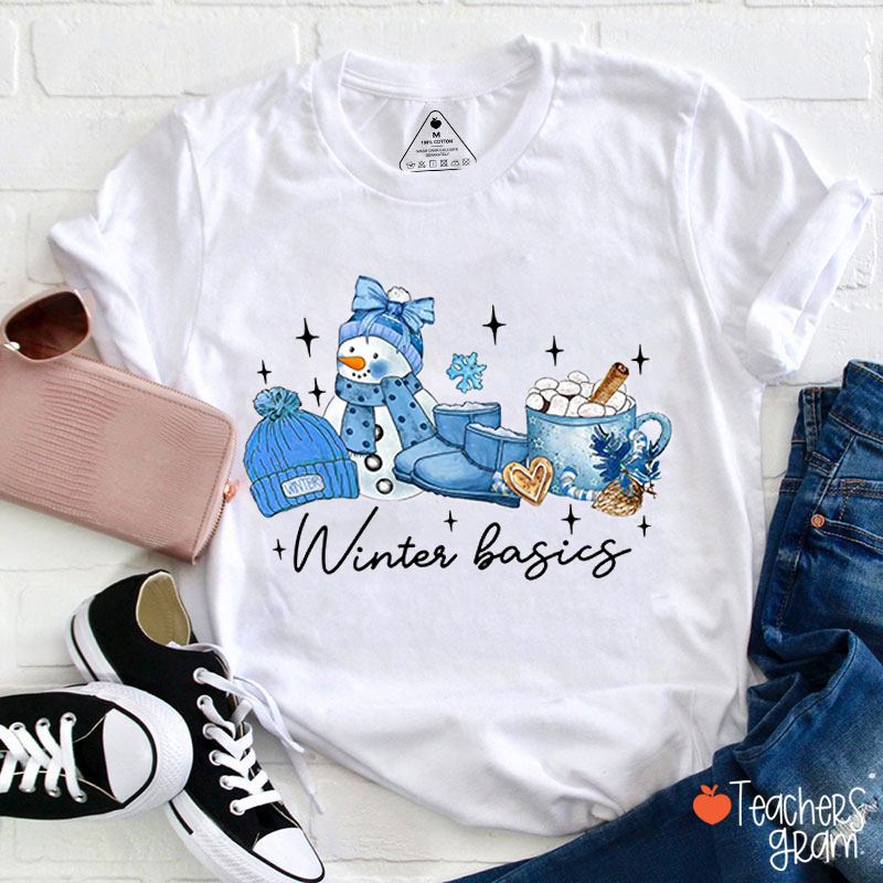 Winter Basics Teacher T-Shirt