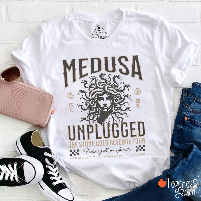 Medusa The Stone Cold Revenge Tour Teacher T-Shirt