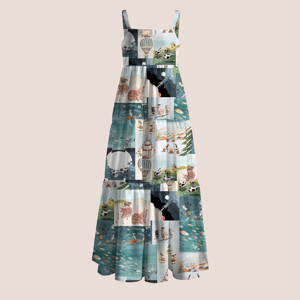 Love You Till The Cows Come Home Teacher Slip Dress