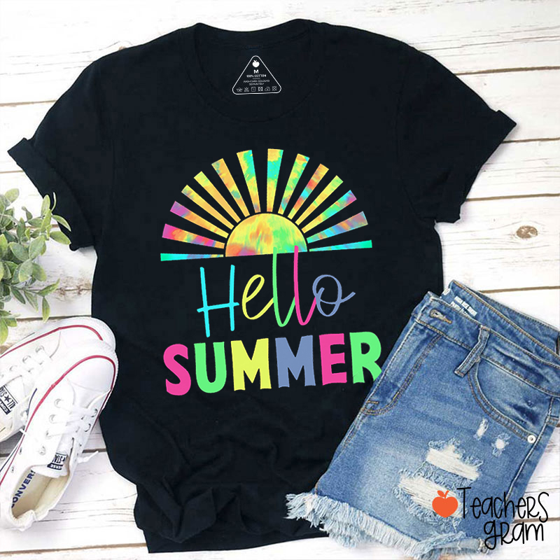 Hello Summer Last Day Of School Teacher T-Shirt