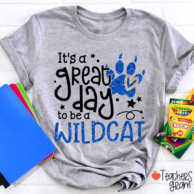 Personalized It's A Great Day To Be A Wildcat Teacher T-Shirt