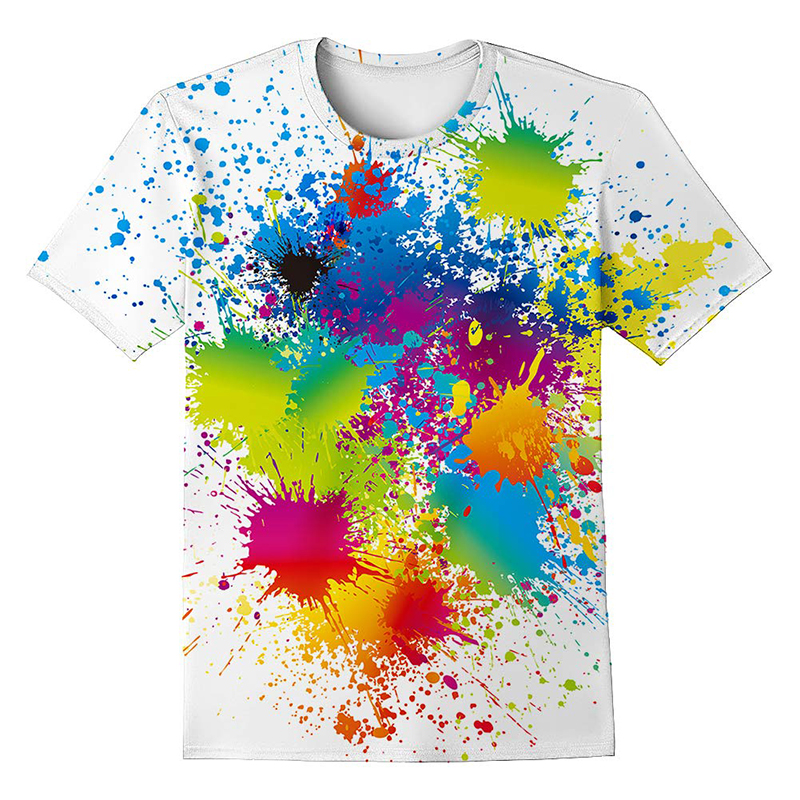 Splash Art Teacher Printed T-Shirt