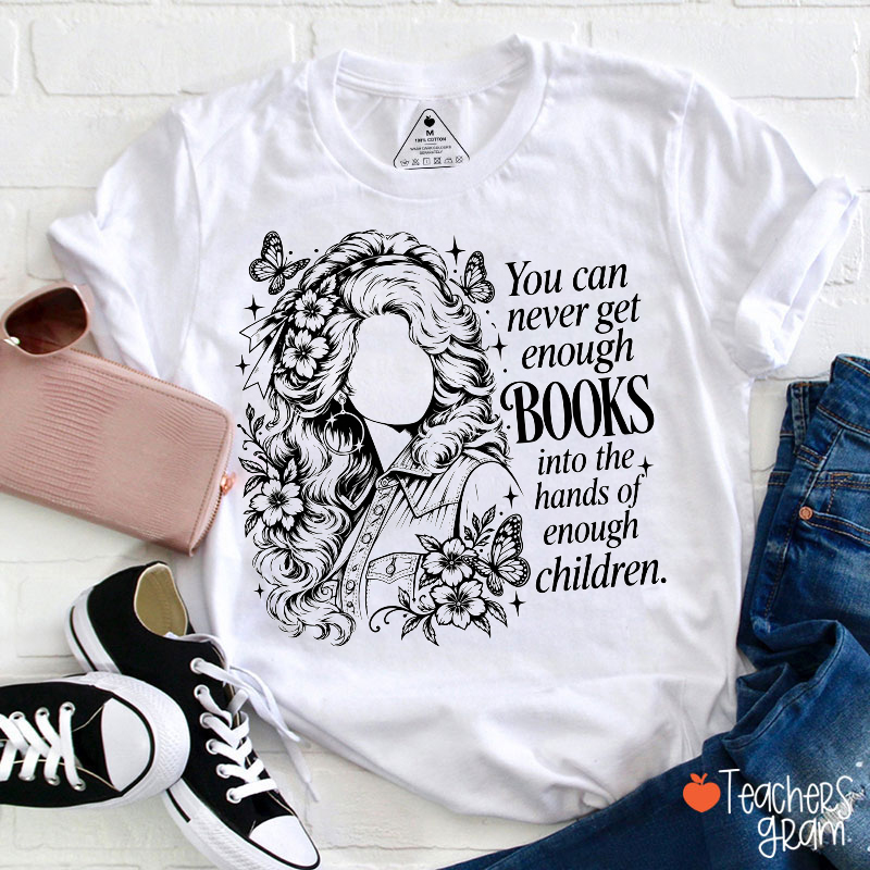 Book Quote Floral Butterfly Teacher T‑Shirt
