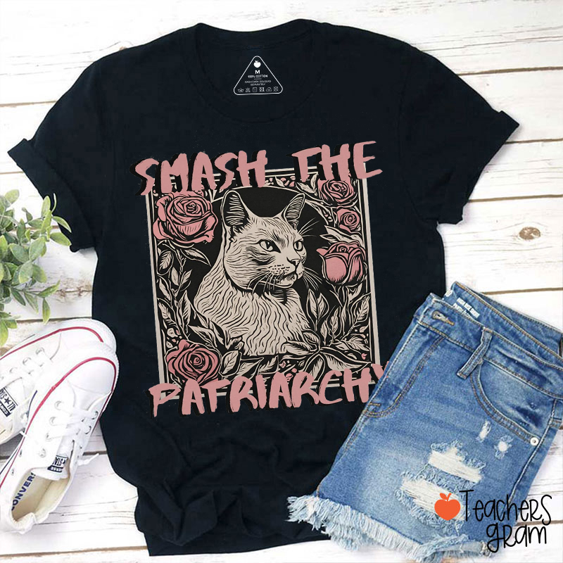 Smash The Patriarchy Teacher T-Shirt