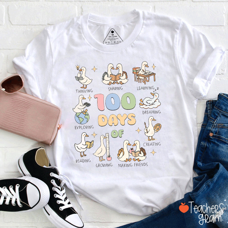 100 Days Of Teacher T-shirt