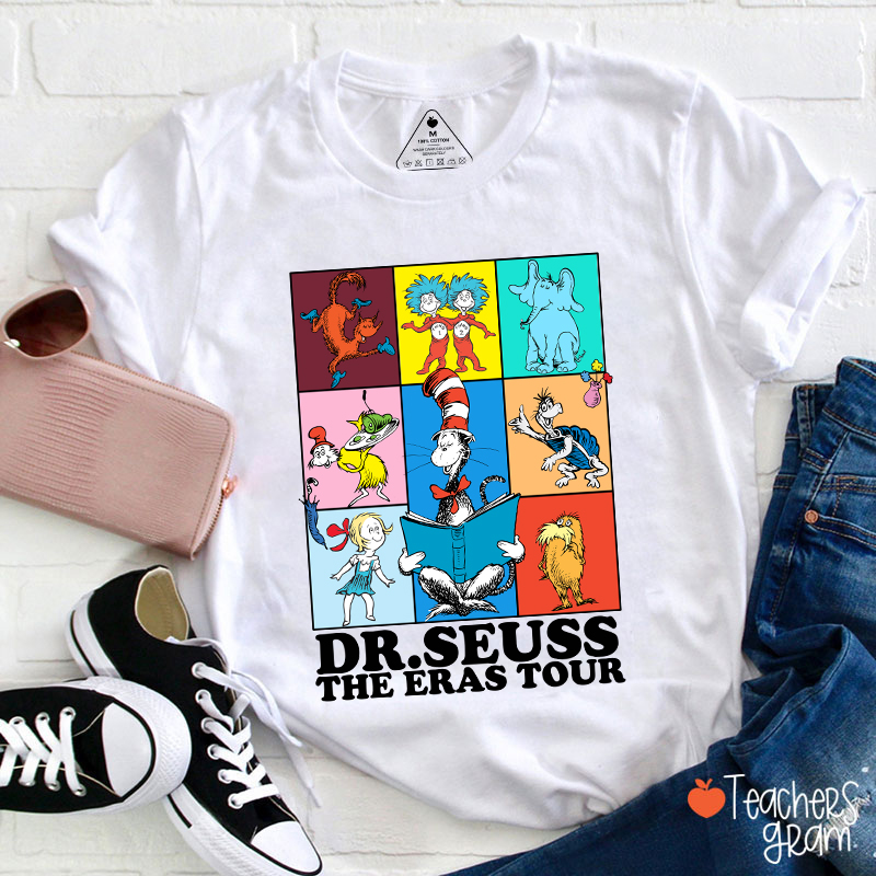 Reading The Eras Tour Teacher T-Shirt