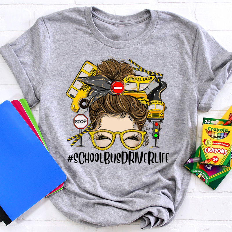 This Is My School Bus Driver Life Teacher T-Shirt