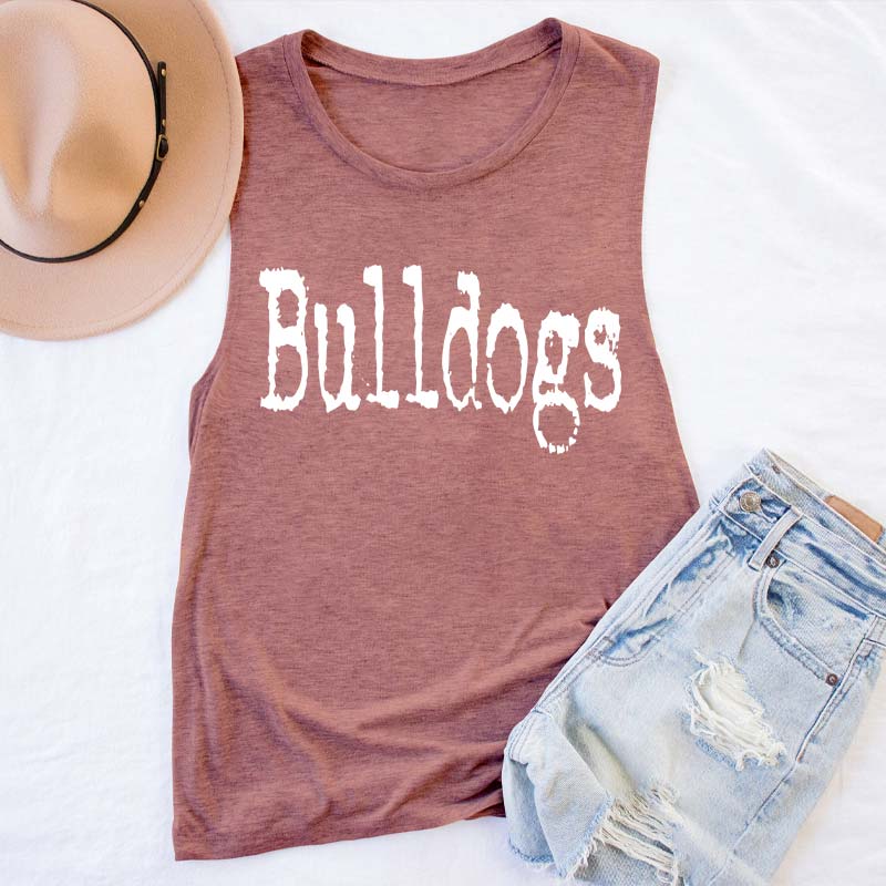Personalized Mascot Printer Fonts Game Day Teacher Tank Top