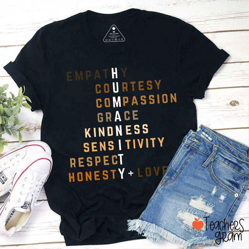 Humanity Crossword Teacher T-Shirt