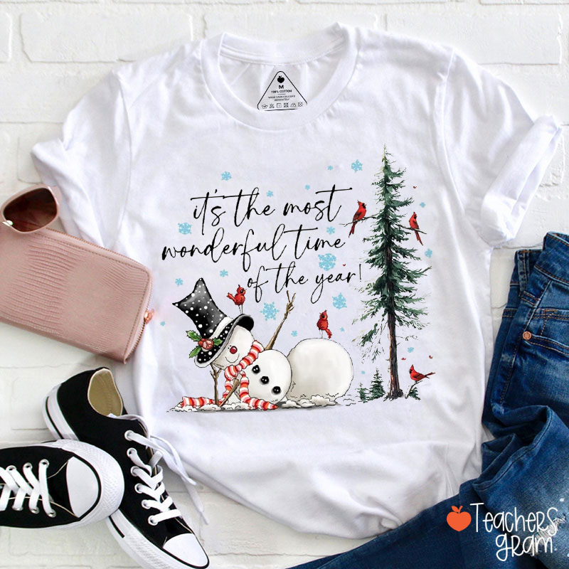 It's The Most Wonderful Time Of The Year Teacher T-shirt