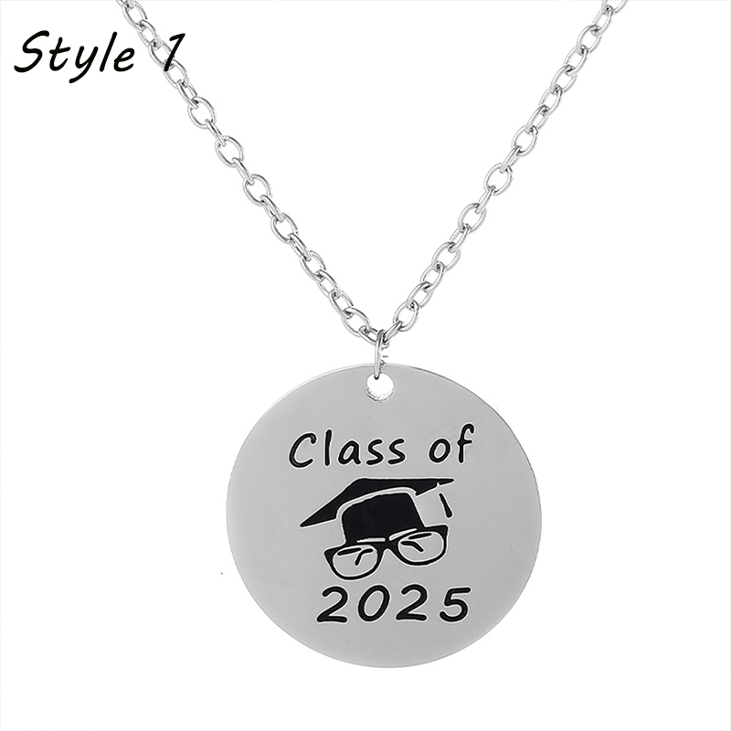 Graduation Season Gift Stainless Steel Teacher Necklace