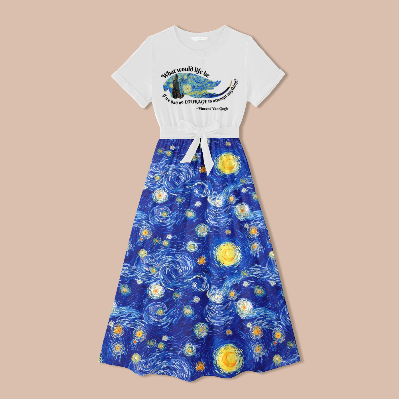 What Would Life Be If We Had No Courage To Attempt Anything Teacher One Piece Dress