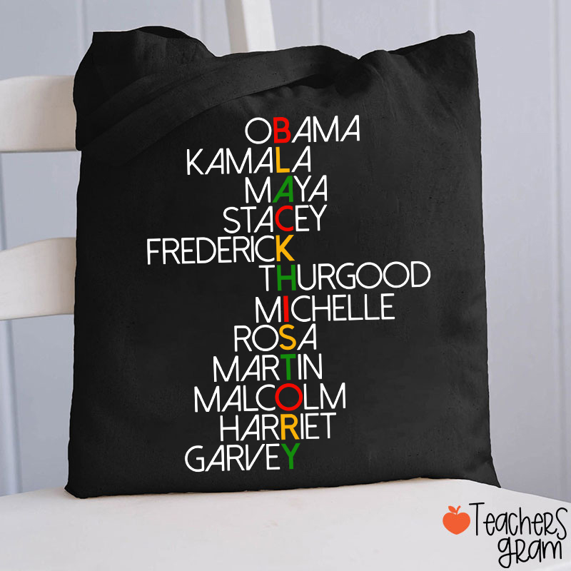They Are Black History Teacher Tote Bag