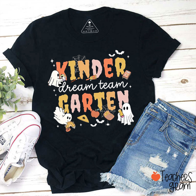 Personalized Grade Spooky Dream Team Teacher T-Shirt