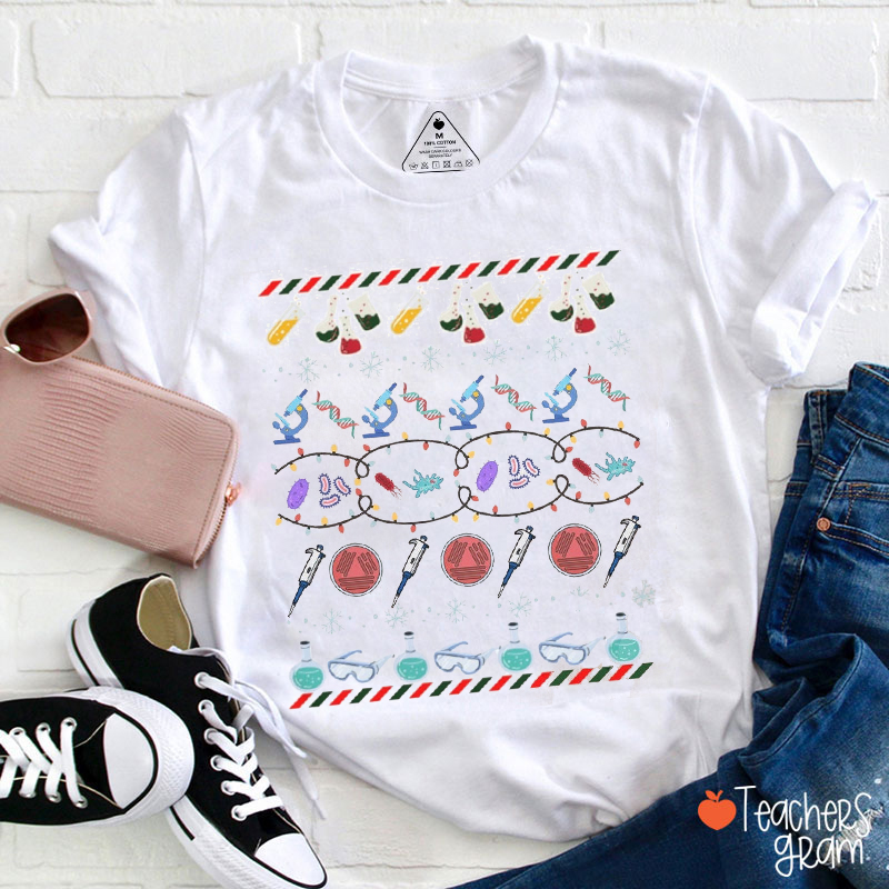 Science Christmas Teacher T-Shirt