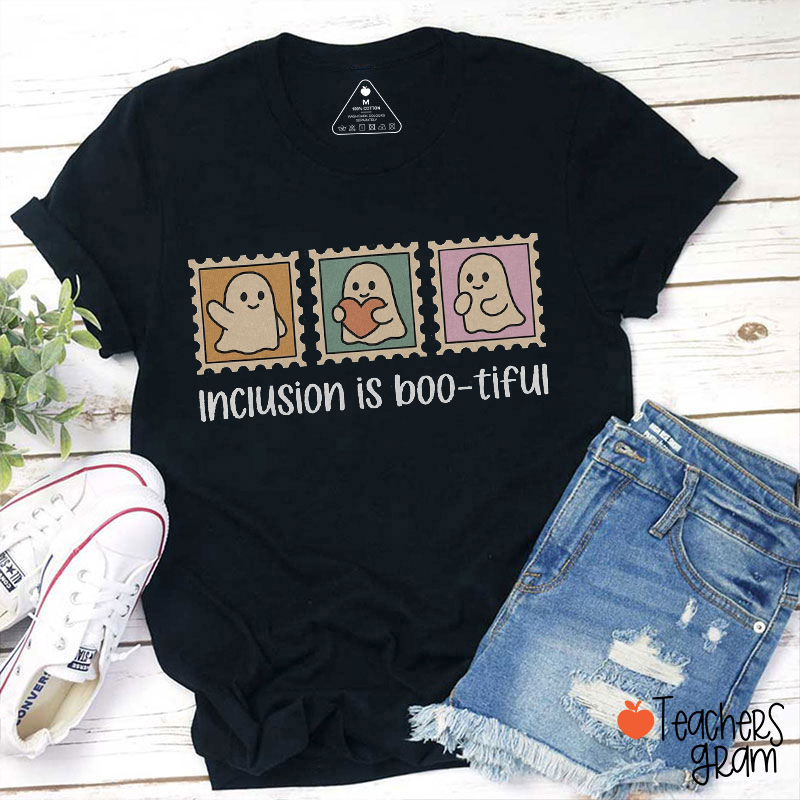 Inclusion Is Boo-Tiful Teacher T-Shirt