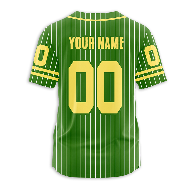 Personalized Name And Number Stripes Teacher Baseball Jersey
