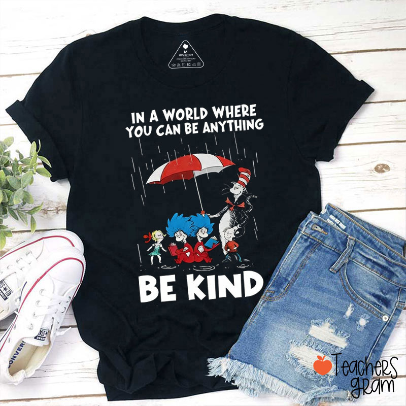 Be Kind In The World Teacher T-Shirt