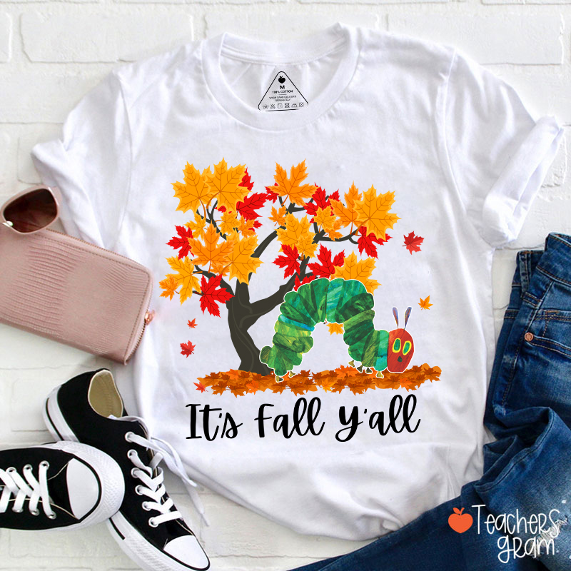 It'a Fall Y'all Teacher T-Shirt