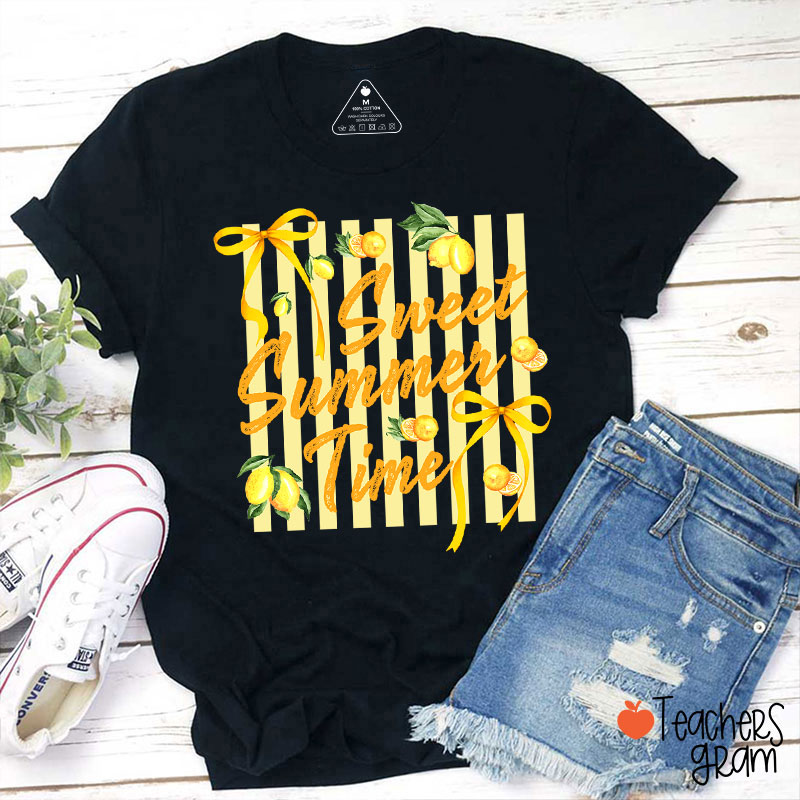 Sweet Summer Time Lemon Teacher T-Shirt