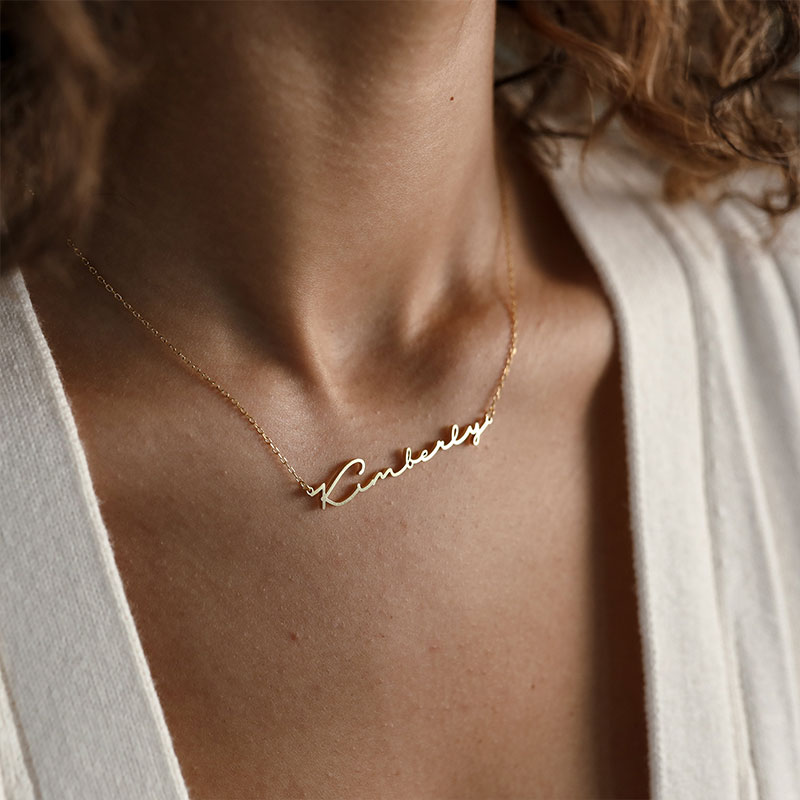 Personalized Name Teacher Necklace