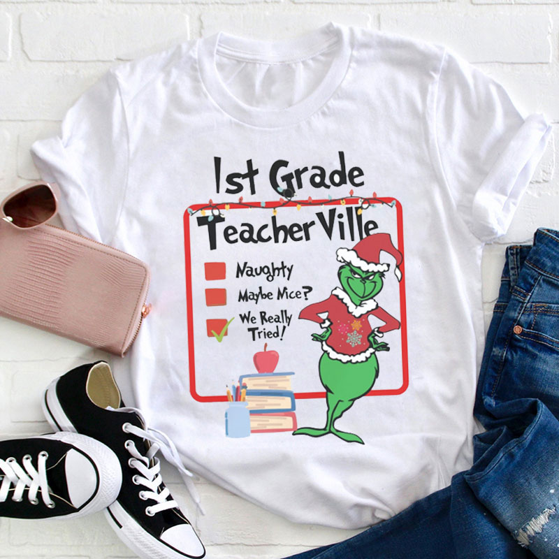 Personalized Teacher Ville Teacher T-Shirt