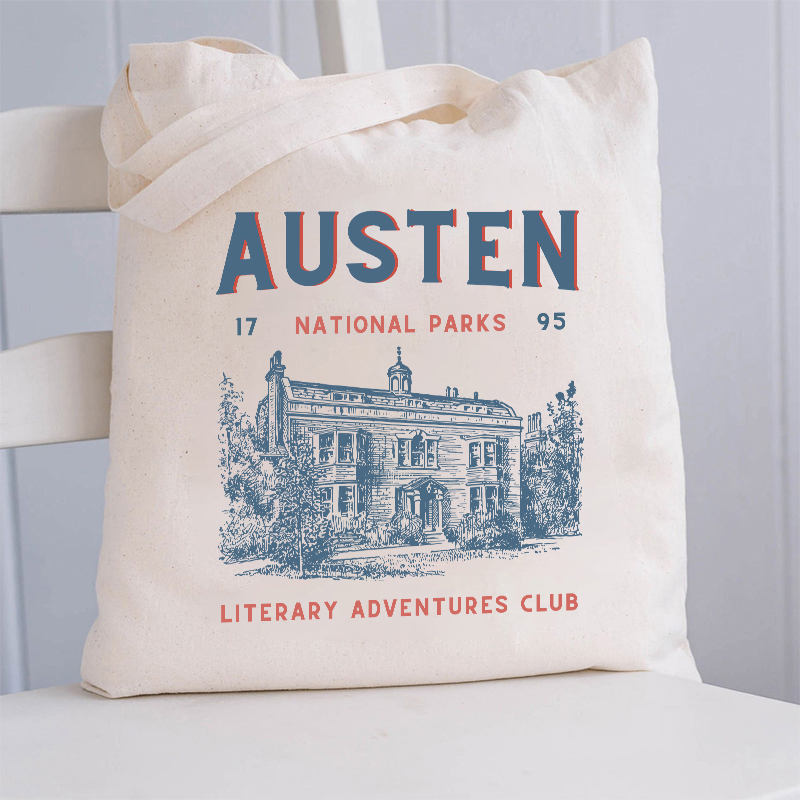 Austen National Parks Literary Adventures Club Teacher Tote Bag