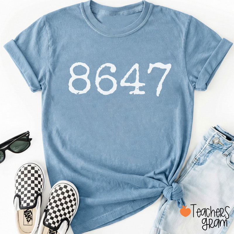 Vintage 8647 Teacher T-Shirt