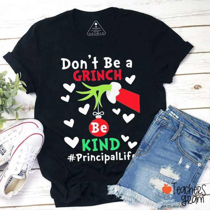 Personalized Hashtag Don't Be Mean Be Kind Teacher TShirt