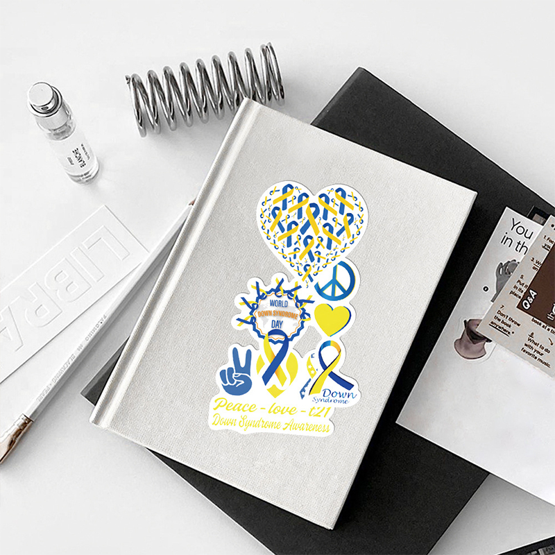 50 PCS Down Syndrome Teacher Stickers