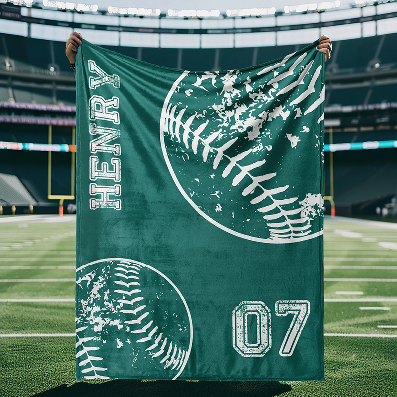 Personalized Sports TeamTeacher Blanket