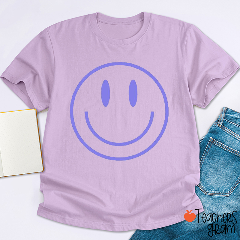 Personalized Comfort Colors Fun Face Teacher T-Shirt