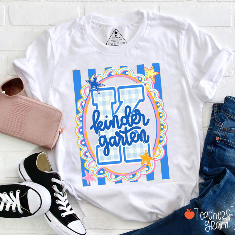 Personalized Grade Preppy Back To School Teacher T-Shirt