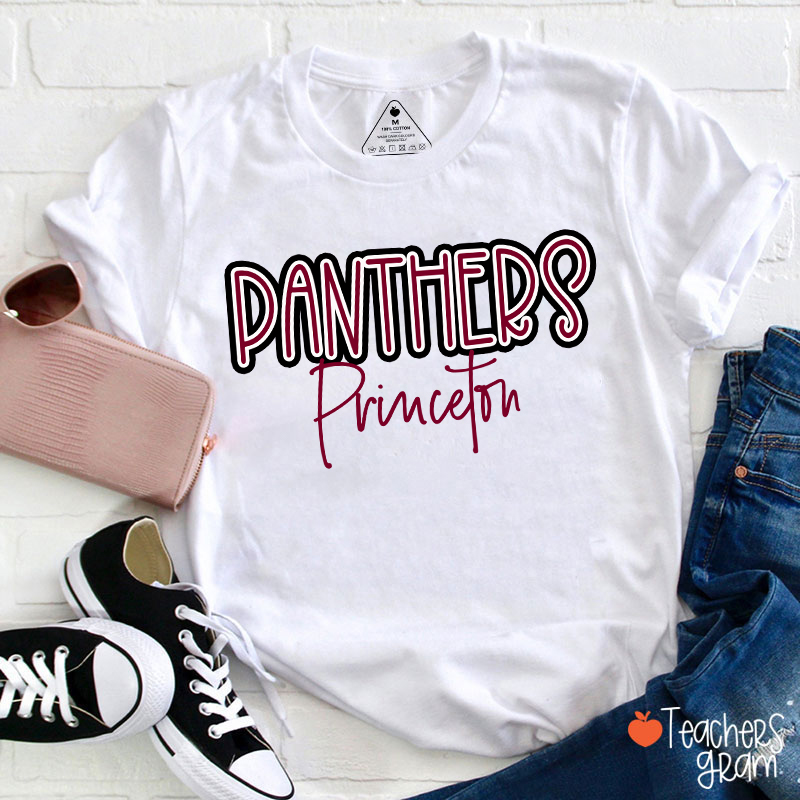 Personalized Mascot And School Team Teacher T-Shirt