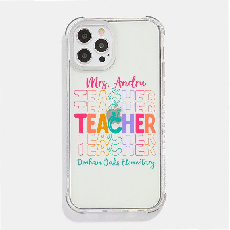iPhone 14 15 Series Personalized Colorful Apple Soft Gel TPU Case