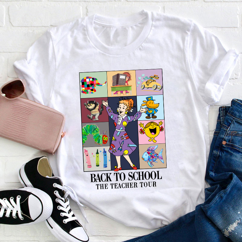 Cute Cartoon Character Icon Teacher T-Shirt