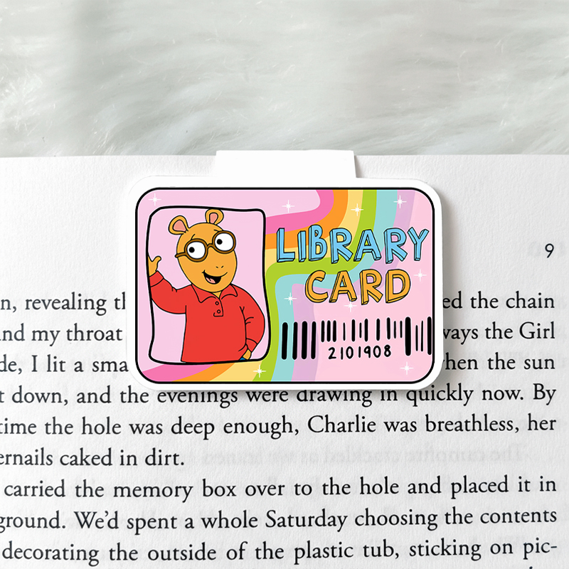 Little Boy Library Card Teacher Magnetic Bookmark