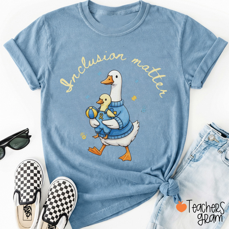 Inclusion Matters Silly Goose Teacher T-Shirt
