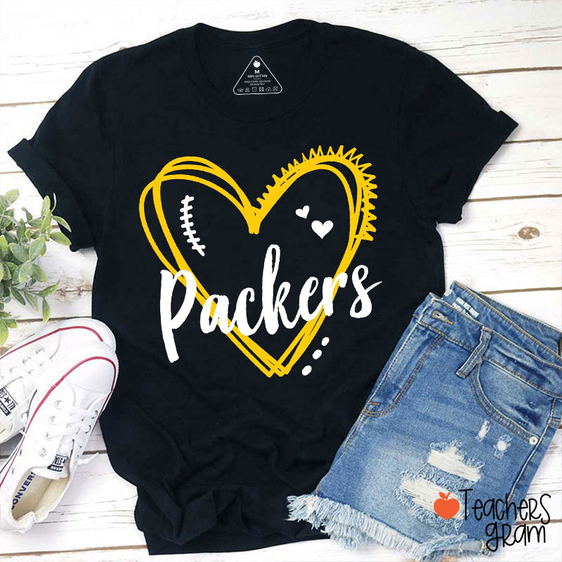 Personalized Mascot School Spirit Game Day Teacher T-Shirt