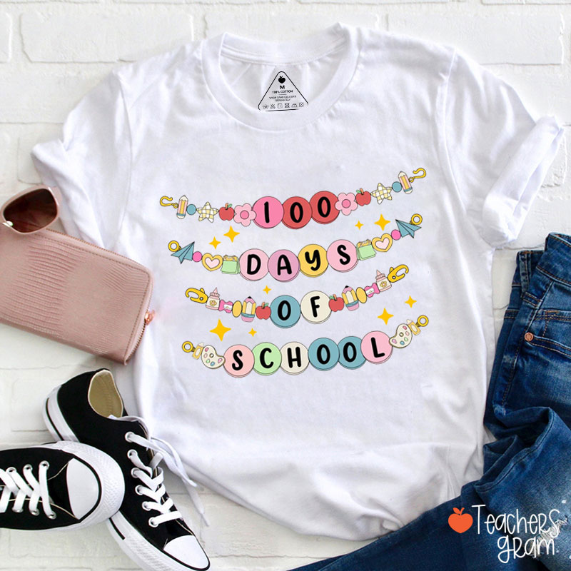 100 Days Of School Teacher T-Shirt
