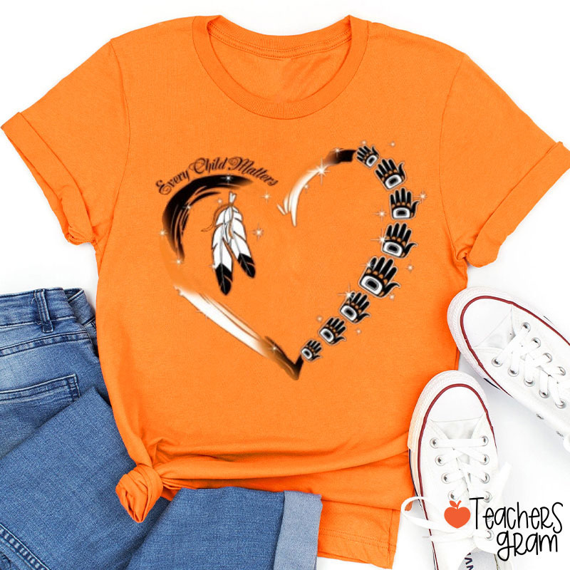 Orange Day Every Child Matters Teacher T-Shirt