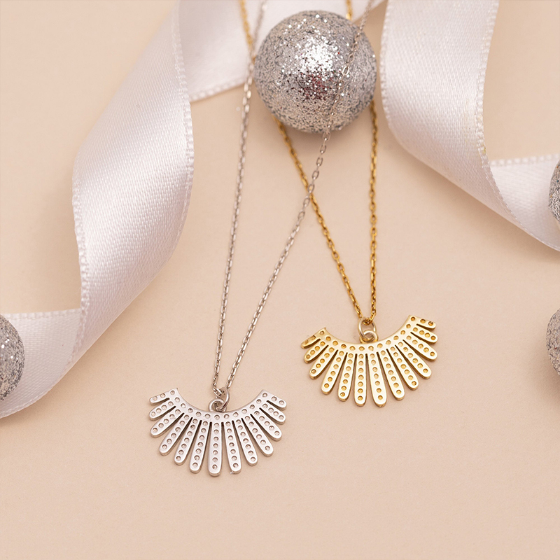 Ruth Bader Ginsburg Teacher Necklace