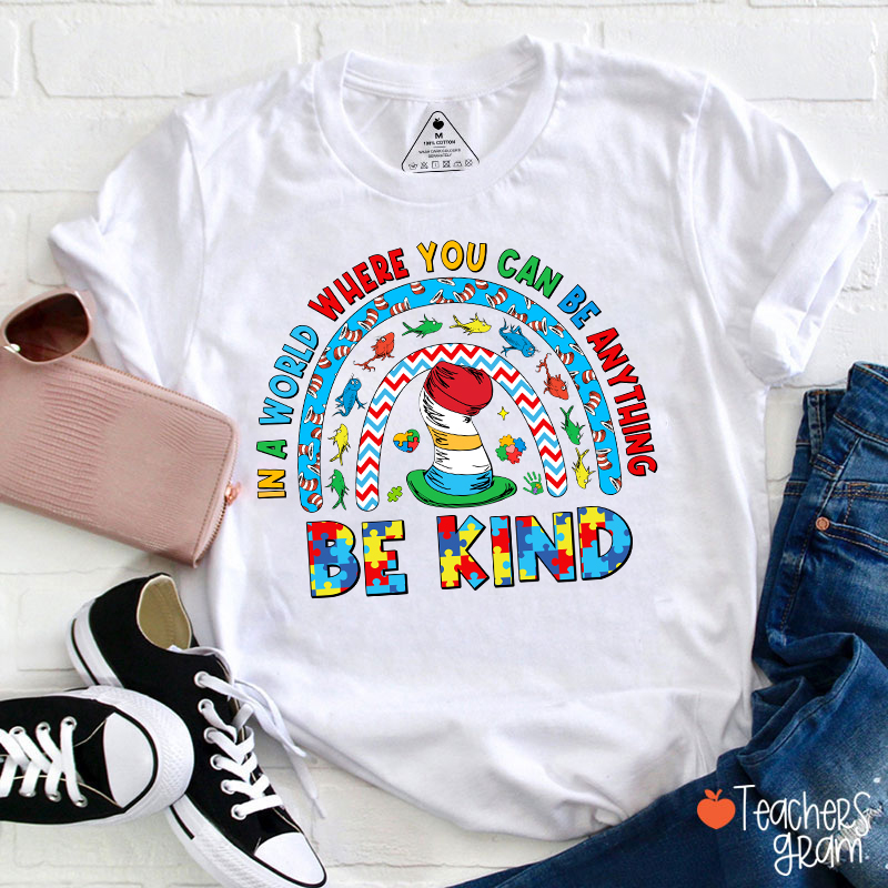 Be Kind Reading Across America Teacher T-Shirt