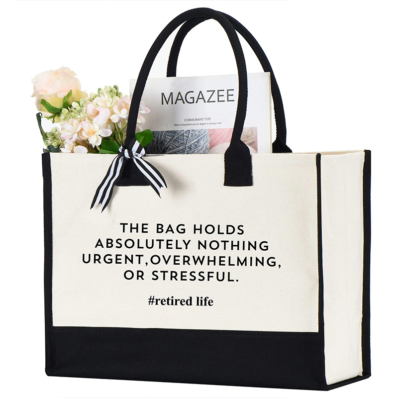 Personalized The Bag Holds Absolutely Nothing Urgent Overwhelming Or Stressful Teacher Cotton Tote Bag