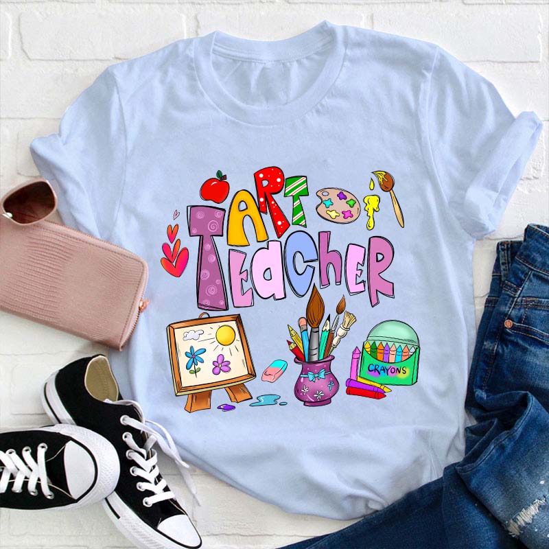 Drawing Lover Teacher T-Shirt