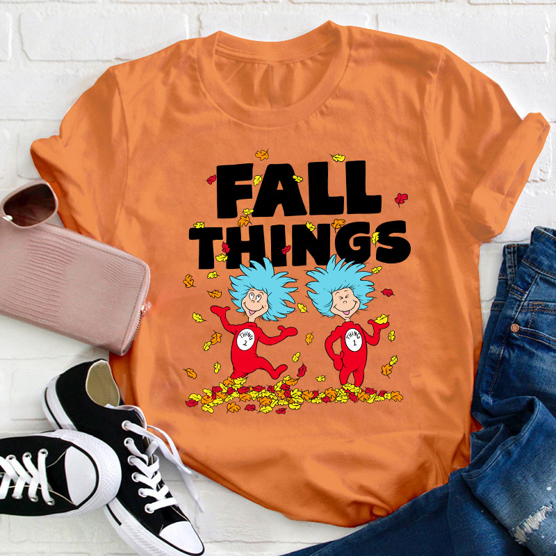 Fall Things Teacher T-Shirt